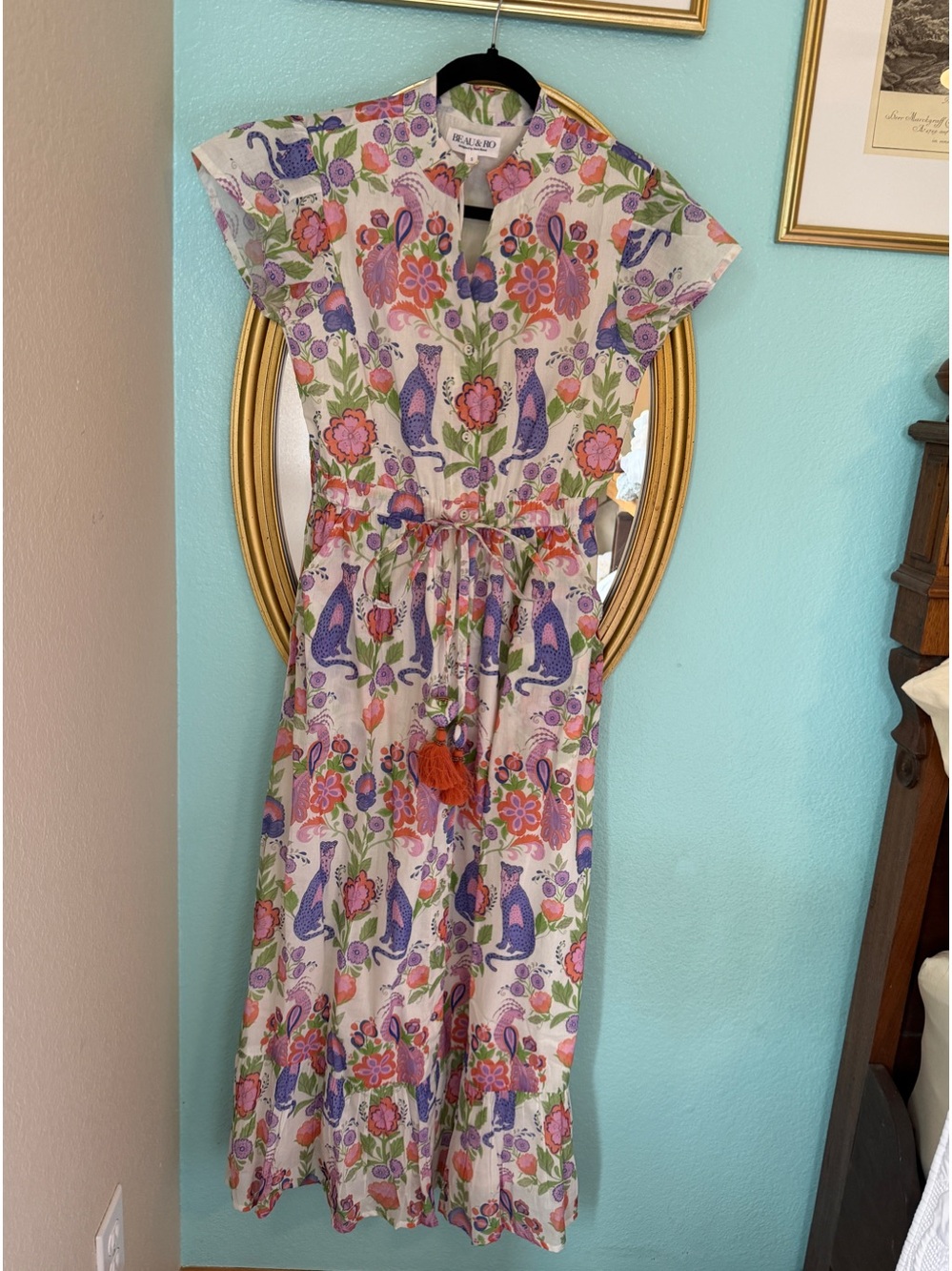 Beau & Ro Leopard Dress! Sold out online!